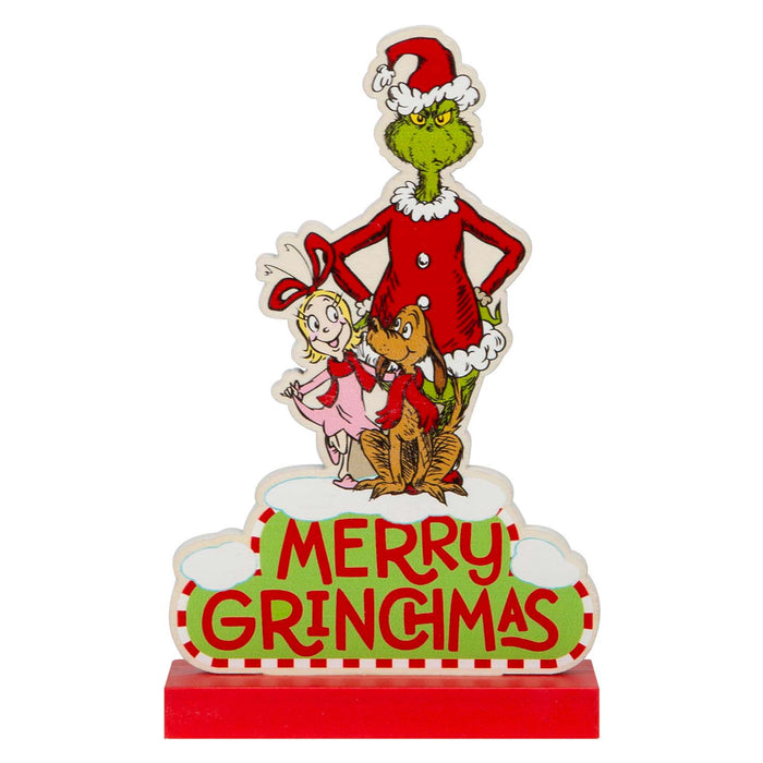 Grinch Christmas Decoration Festive Gift 16cm x 10cm Green X 1