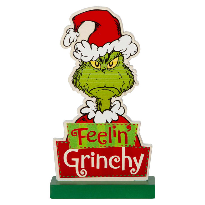 Grinch Christmas Decoration Festive Gift 16cm x 9cm Green X 1