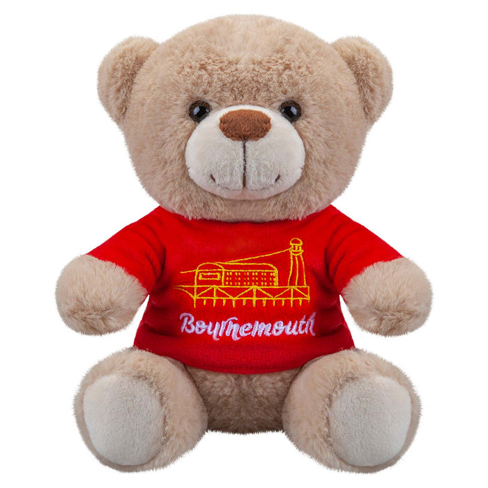 Bournemouth Bear Soft Toy Cute Plushie Huggable Cuddly Stuffed Toy Gift 20cm Red