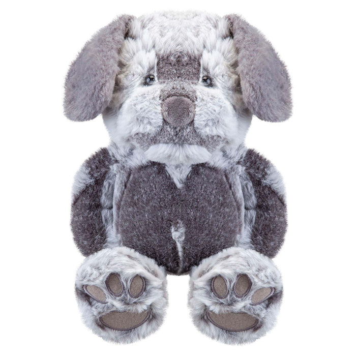 Scruffy Pup Floppies Soft Toy Cute Plushie Huggable Cuddly Stuffed Toy 36cm Grey