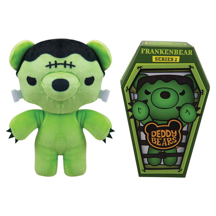 Deddy Bears - Frankenbear Soft Toy with Coffin Plush Plush 15cm Frankenbear