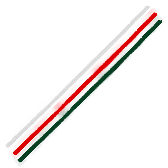 Chenille Pipe Cleaners Pack Of 60 Decoration 36. 8x9. 8x3. 1cm Red, White, Green