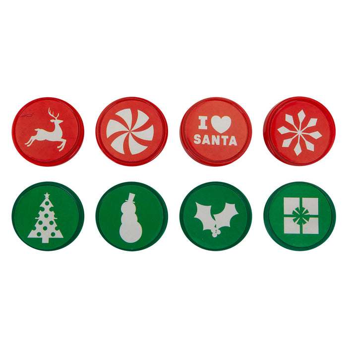 Christmas Stamps Xmas Themed X 8 18. 4x12. 1x2. 9cm