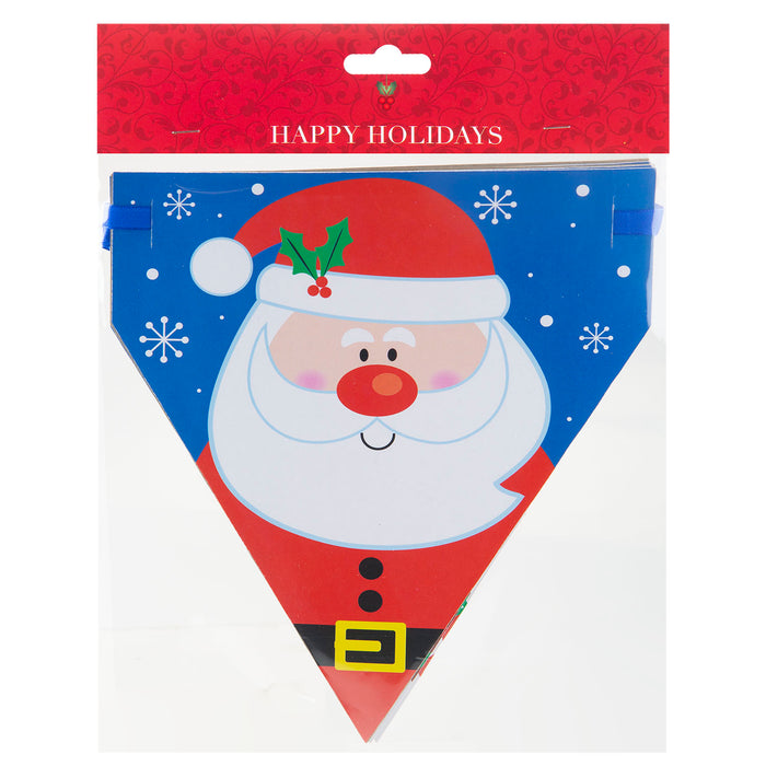 Christmas Bunting Santa, Snowman,Gingerbread, Bear, Penguin X 1 29. 3cm