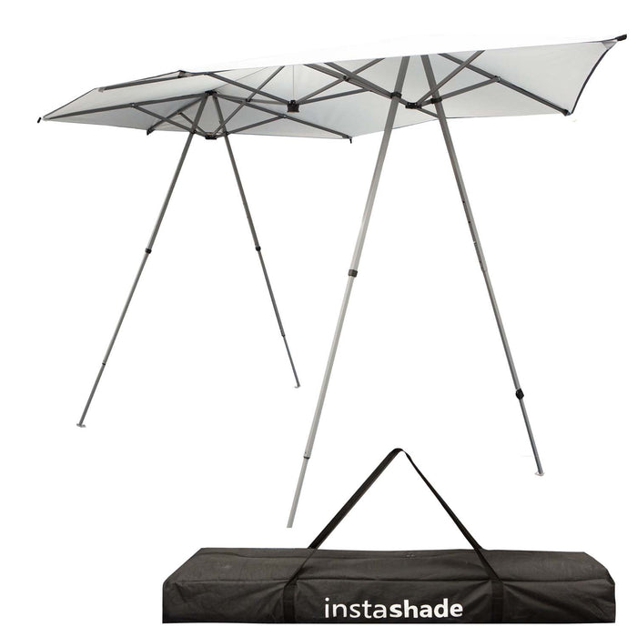 Sun Shade 2-6 People Cooling Material- 4 Position Umbrella Function White 2-6