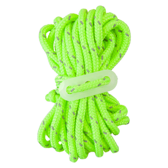 Guy Ropes High Visibility With Tensioners 4 x 3. 8 x 0. 5cm Green X 1 Pack of 4