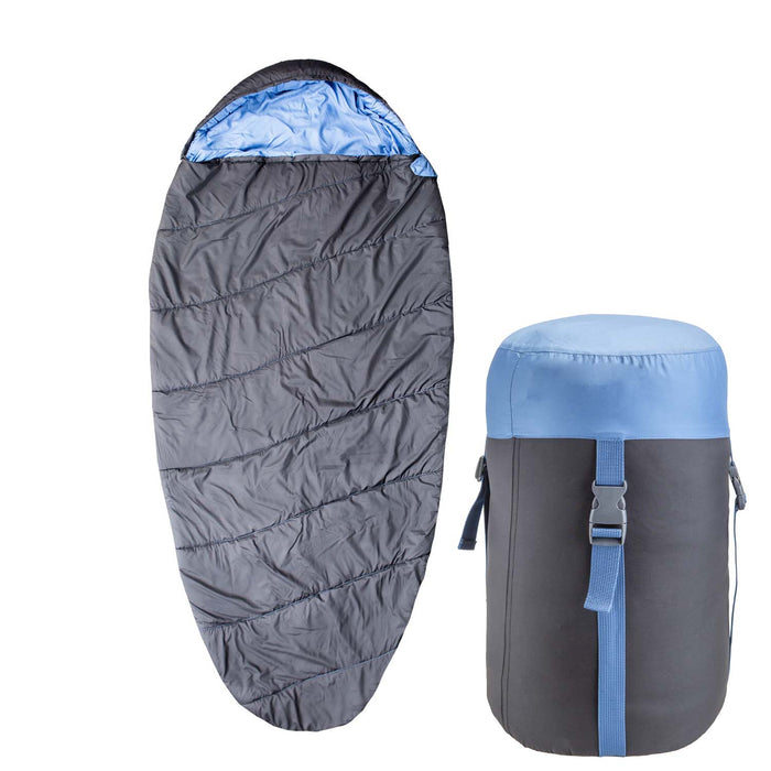 Capsule Sleeping Bag Single Stylish, Warm, Easy To Pack Bag Blue Black Capsule
