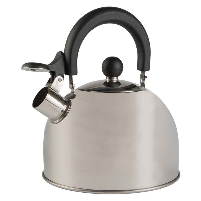 2Ltr Kettle In Stainless Steel Compact Water Heater 18cm x 21cm Silver X 1