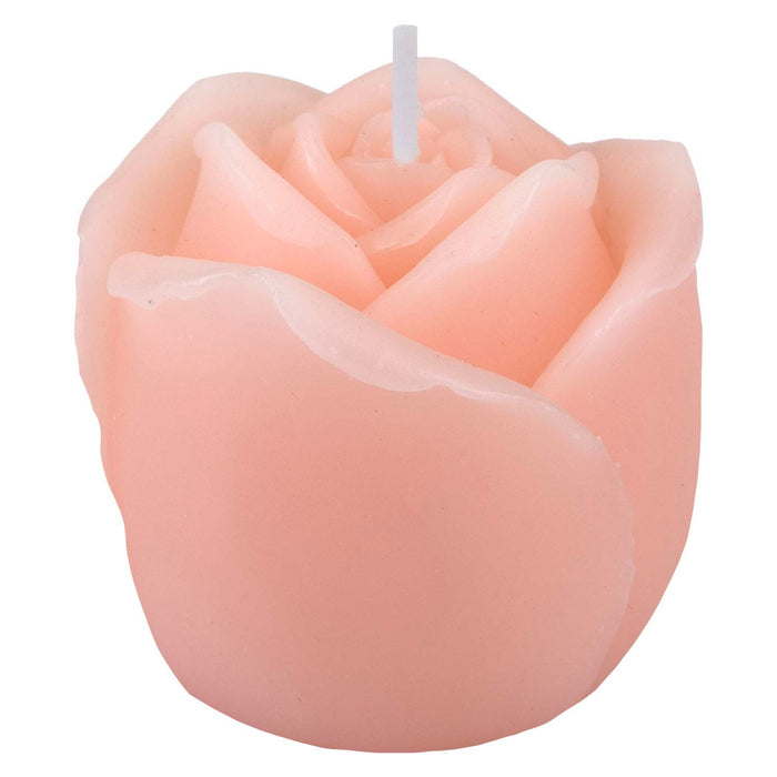 Valentines Scented Rose Candle Loved Ones-Romantic Gift-Present 5. 5cm Pink