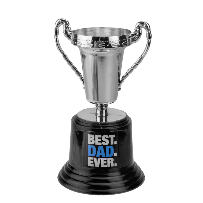 Best Dad Trophy Best Dad Ever Fathers Day Gift Fun Present, Bithday Silver
