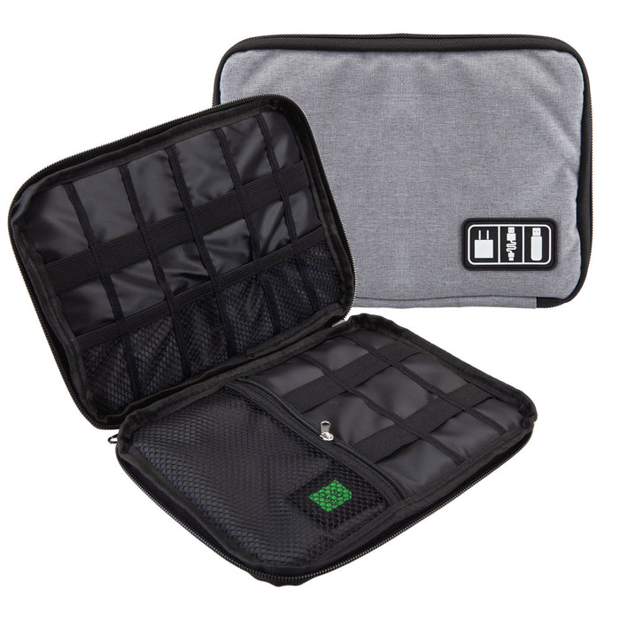 Travel Case Organiser Phones Tablets Passport, Accessories Case Holder Grey