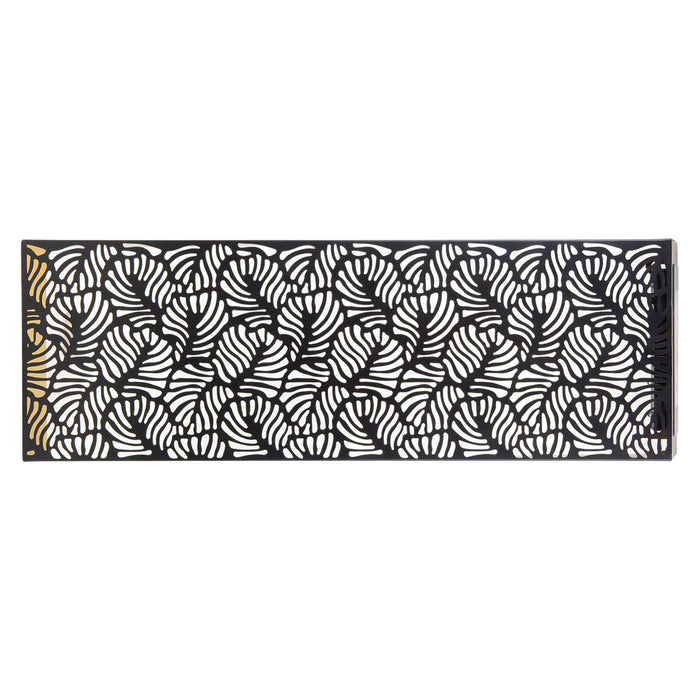 Solar Light Wall Art Warm White Decorations 20cm x 62cm Black X 1