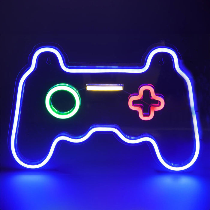 Novelty Light Gamer Controller Gaming Lighting 41 x 27 x 1. 8cm Multi-Coloured