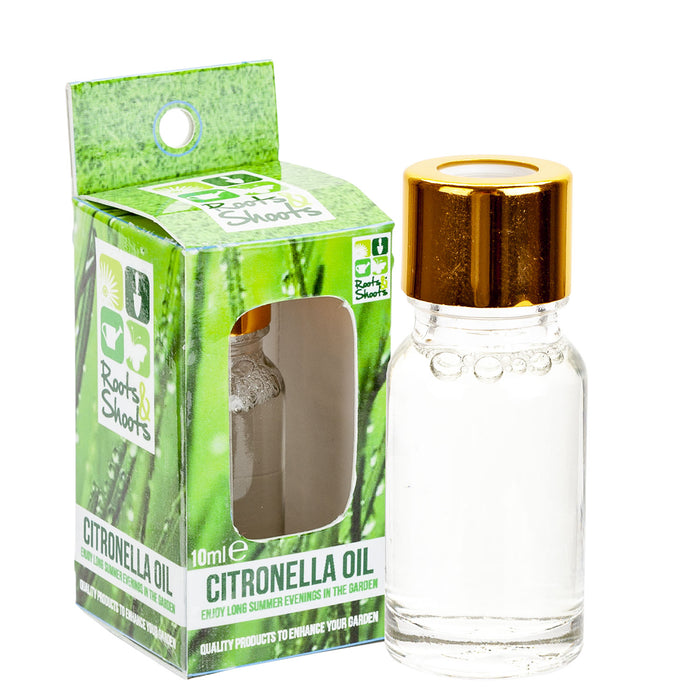 Citronella Oil 10ml Natural Insect Repellent, Summer Evening 6cm Clear