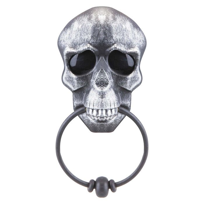 Halloween Door Knocker Spooky Decoration Halloween Party, Trick or Treat Silver