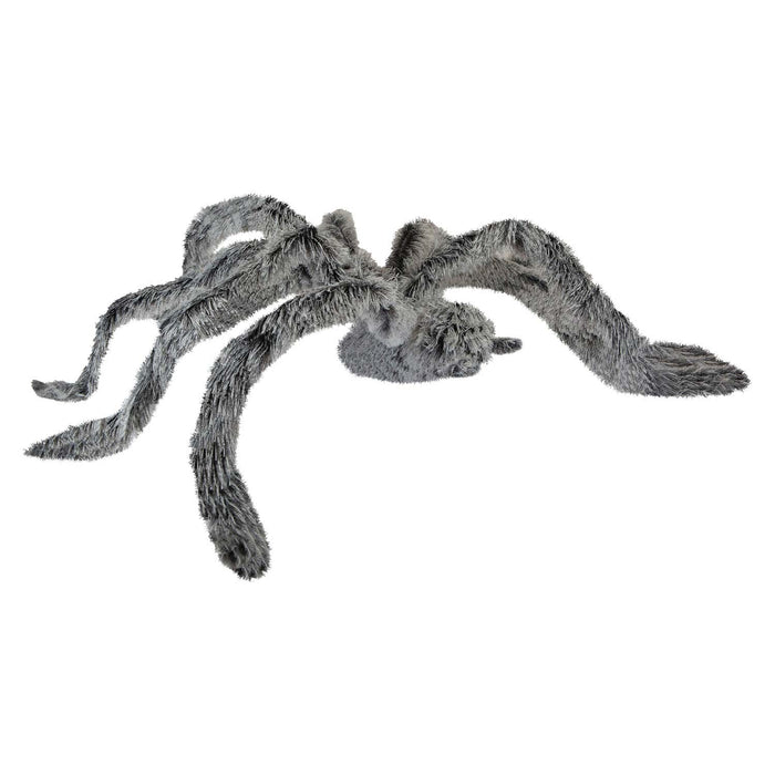 Halloween Animated Spider Light Up Eyes Moving Legs Trick or Treat Party Grey
