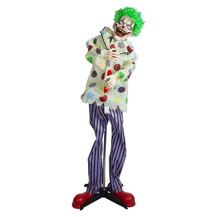 Halloween Animated Clown Ghost Decoration Trick or Treat 36inch MultiColour