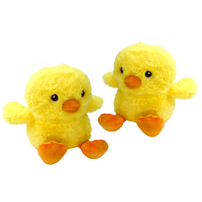 Baby Chick Soft Toy Easter Plush - 100% Recycled Material (2 Pack) 15cm