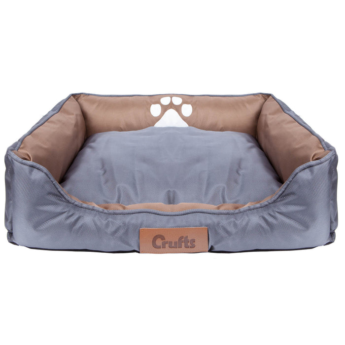 Crufts- Oxford Nylon Plush Rectangular Bolster Bed