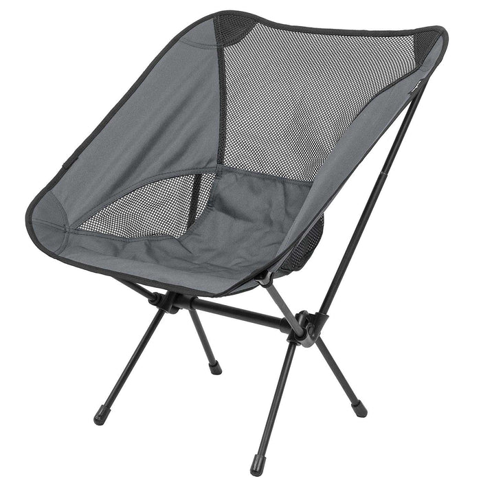 Ultra Light Pack Away Outdoor Chair with Carry Bag (Gray)