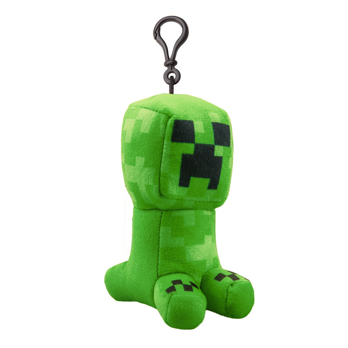 Minecraft Soft Toy Clip On Creeper Game Character Licensed Toy Clip