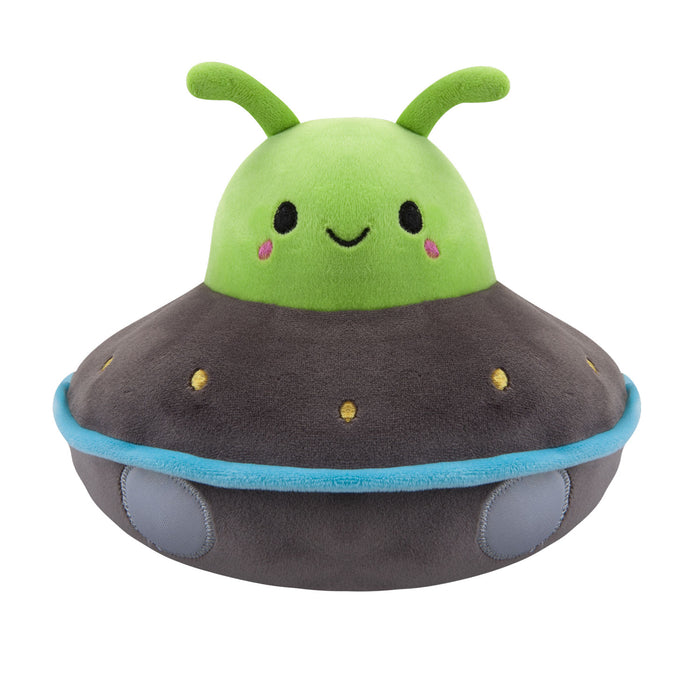 UFO Green Soft Toy UFO Space Ship Plush Cuddly Fluffy Soft Plushie 22cm Green