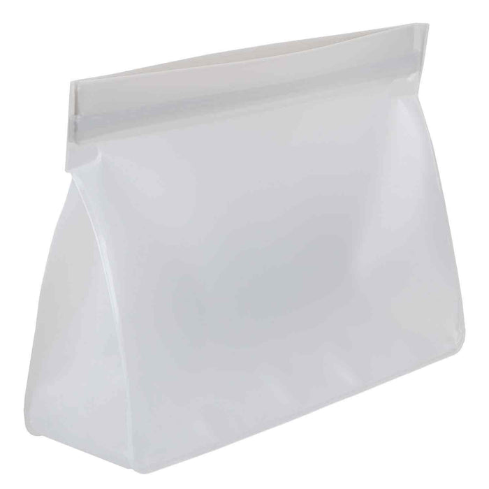 Food Storage Bag Press Seel Close 1400ml Reusable 20. 5 x14. 5cm Grey