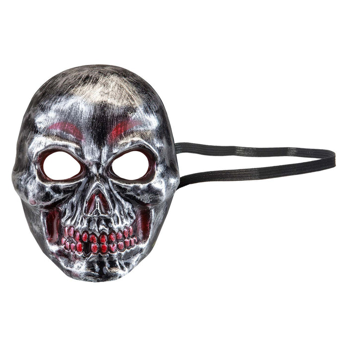 Halloween Skull Mask Silver Halloween Party, Trick or Treat Skull
