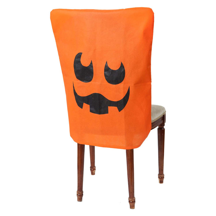 Halloween Chair Covers Halloween Party, Trick or Treat 65cm x 50cm Pumpkin