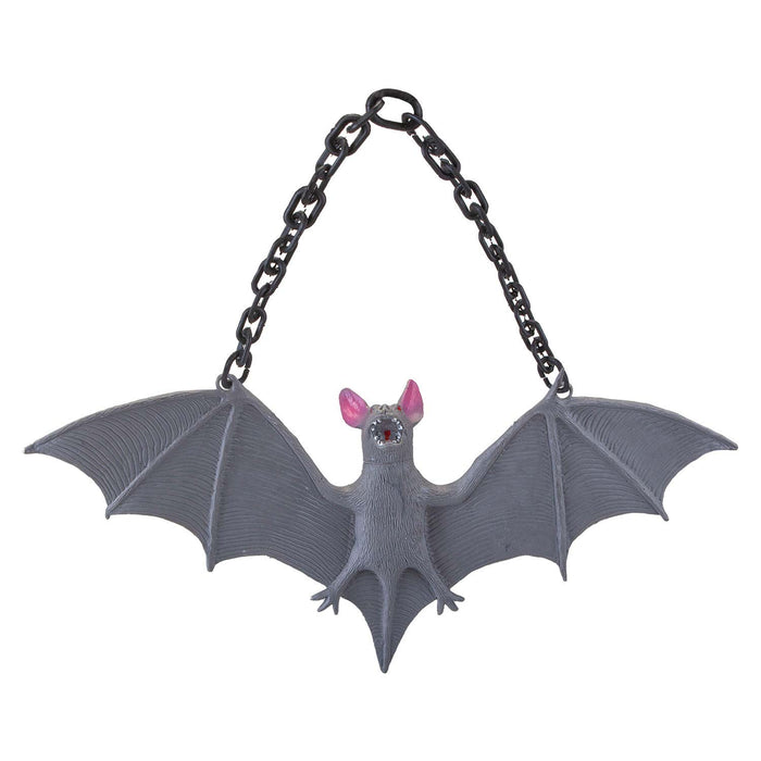Hanging Bat Decoration Halloween Party, Trick or Treat Grey