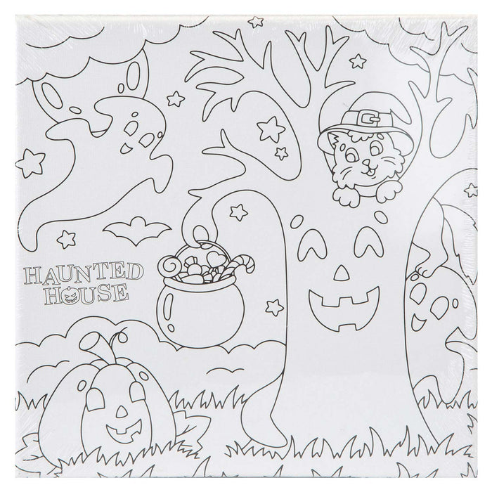 Halloween Canvas Craft Accessory Halloween Party, Trick or Treat 25cm Tree