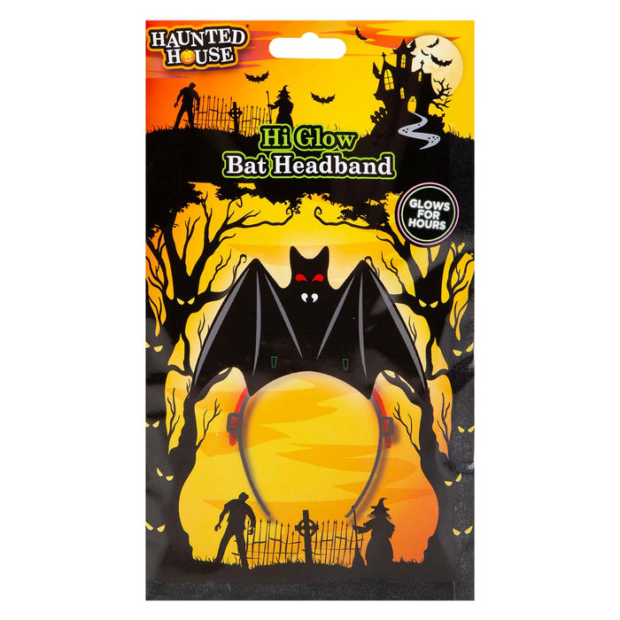 Halloween Glow Headbands Accessory Halloween Party, Trick or Treat 23. 5cm Bat