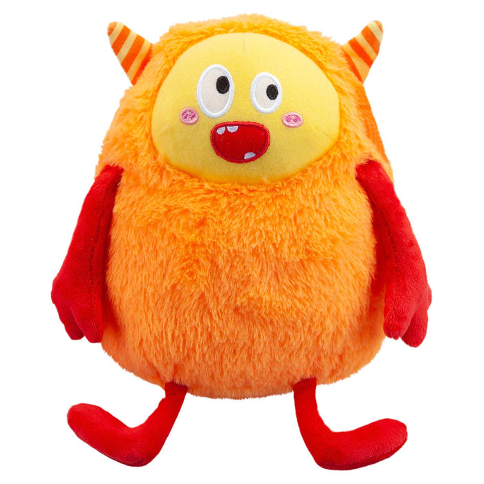 Shy Monster Soft Toy Cute Plushie Huggable Cuddly Stuffed Toy Gift 30cm Orange