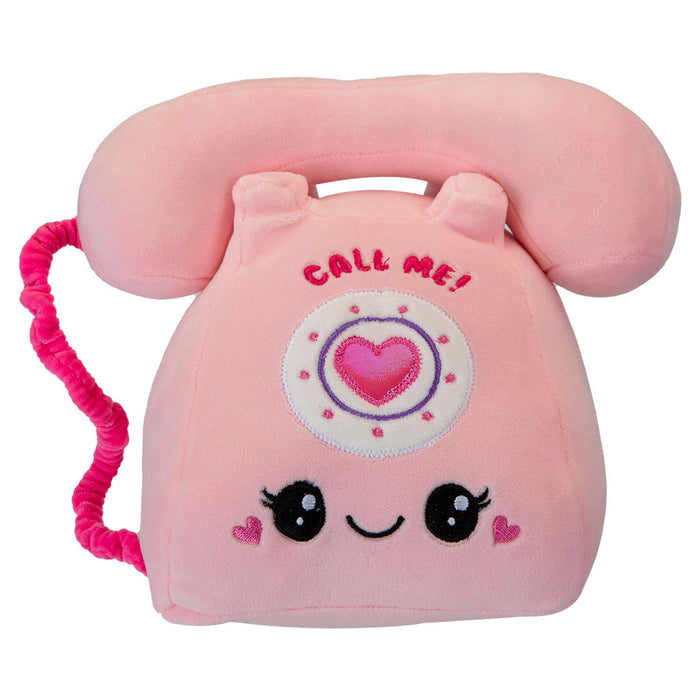 Phone Soft Toy Cute Plushie Huggable Cuddly Stuffed Toy Gift 20cm Pink