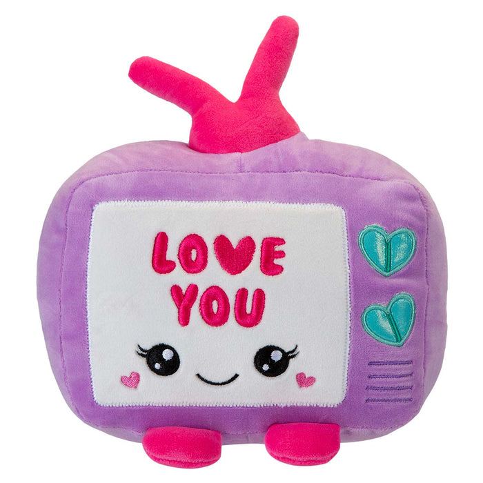 TV Soft Toy Cute Plushie Huggable Cuddly Stuffed Toy Gift 20cm Purple