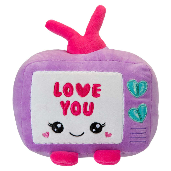 TV Soft Toy Cute Plushie Huggable Cuddly Stuffed Toy Gift 20cm Purple