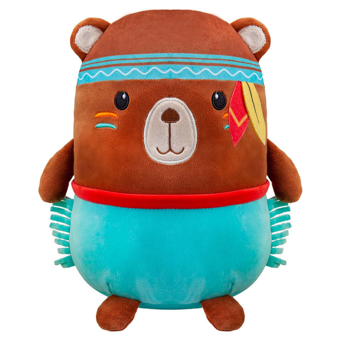 Bear Native American Soft Toy Cute Plushie Huggable Cuddly 25cm Brown