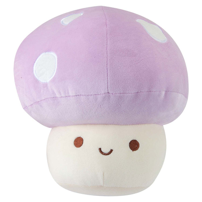 Lilac Mushroom Mochi Soft Toy Cute Plushie Huggable Cuddly Plush 20cm Lilac