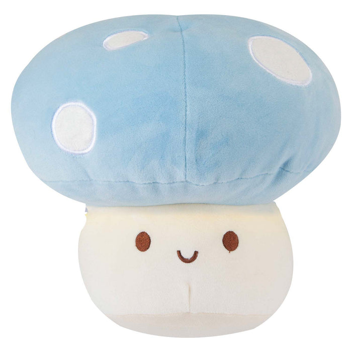 Blue Mushroom Mochi Soft Toy Cute Plushie Huggable Cuddly Plush 30cm Blue