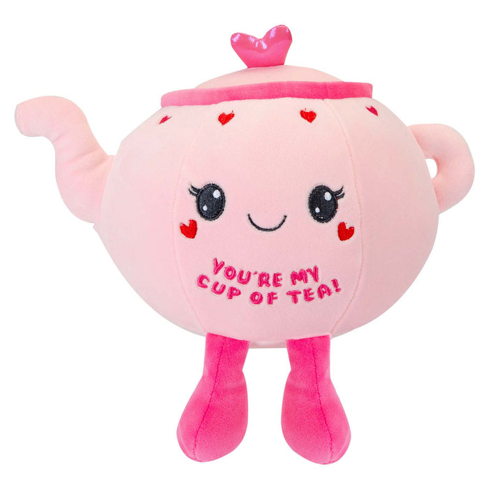 Latte Soft Toy Cute Plushie Huggable Cuddly Stuffed Toy 20cm Pink