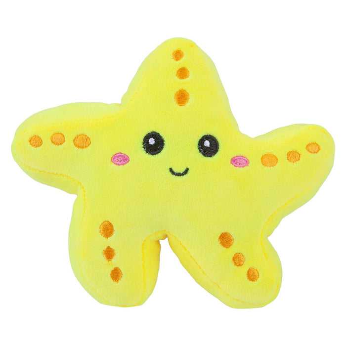 Starfish Soft Toy Cute Plushie Huggable Cuddly Stuffed Toy 16cm Yellow