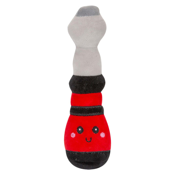 Screwdriver Soft Toy Cute Plushie Huggable Cuddly Stuffed Toy 16cm Red
