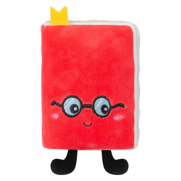 Book Soft Toy Cute Plushie Huggable Cuddly Stuffed Toy 16cm Red