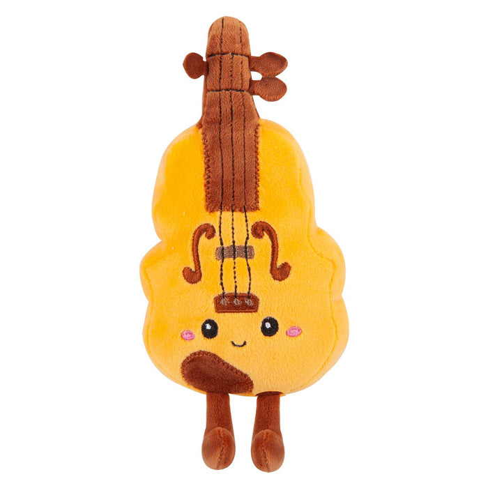 Violin Soft Toy Cute Plushie Huggable Cuddly Stuffed Toy 16cm Yellow