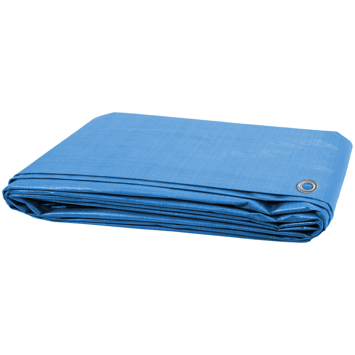 Large Tarpaulin With 12 Eyelets 10ft x 8ft