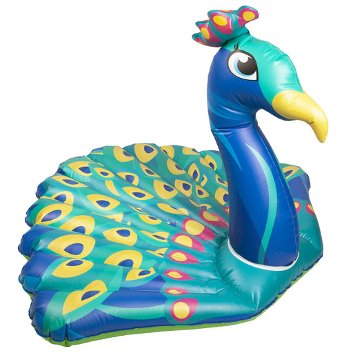 Inflatable Pool Float Peacock Lounger Novelty Swimming Lilo