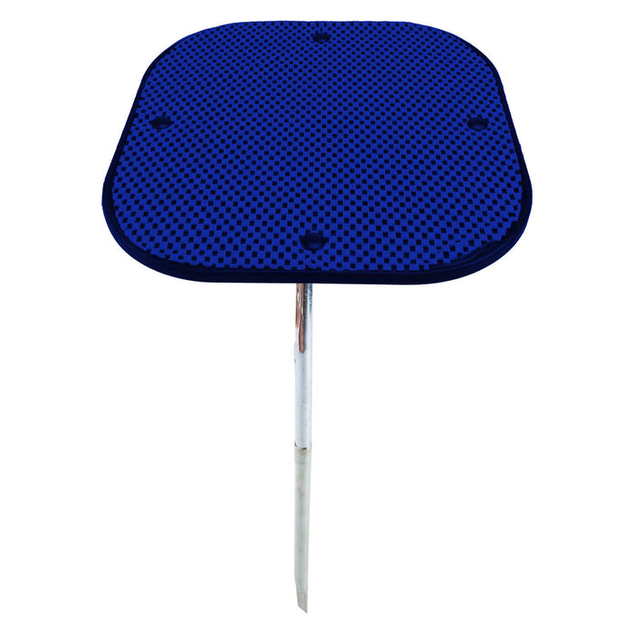Stick Camping Table Anti-Slip Surface Dig In Ground 25cm x 25cm x 40cm Blue X 1