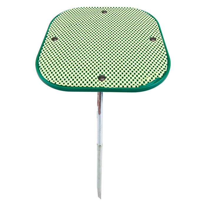 Stick Camping Table Anti-Slip Surface Dig In Ground 25cm x 25cm x 40cm Green X 1