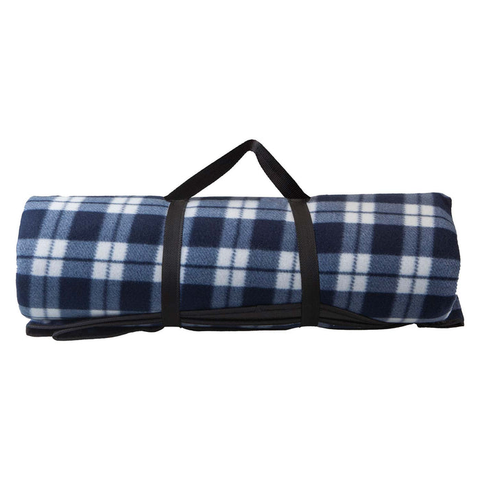 XL Picnic Rug Family Size Blanket Waterproof Backing 150cm x 195cm Blue X 1