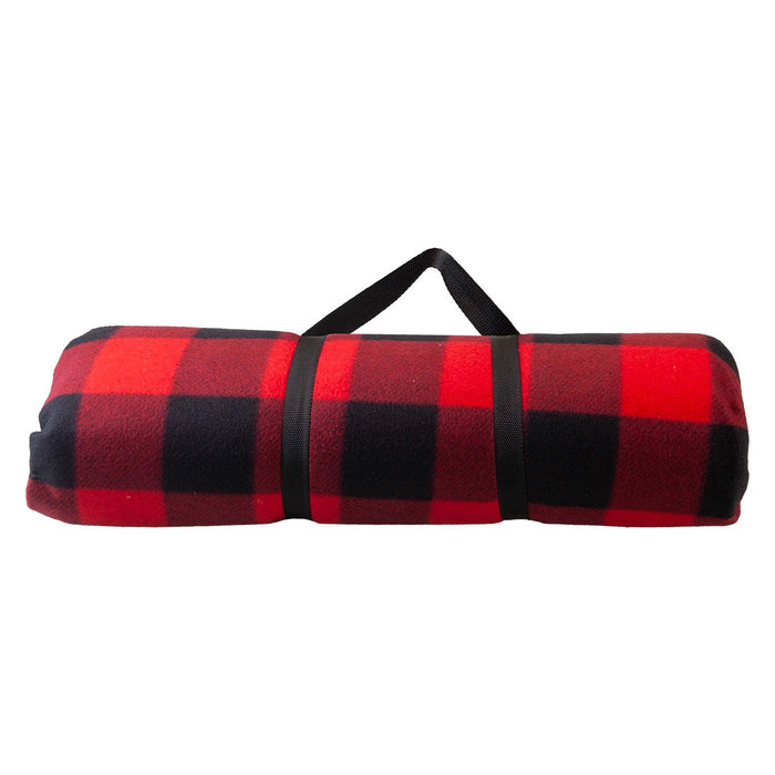 XL Picnic Rug Family Size Blanket Waterproof Backing 150cm x 195cm Red X 1